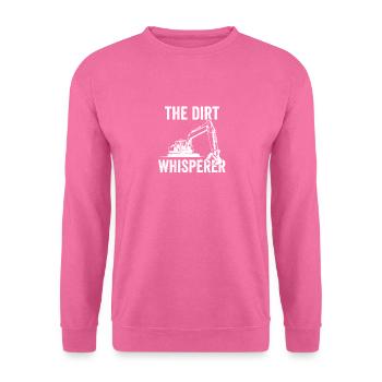 Pelle de chantier Conducteurs d’excavatrices Excavateurs Cadeau - Sweat-shirt Unisexe - rose - Devant