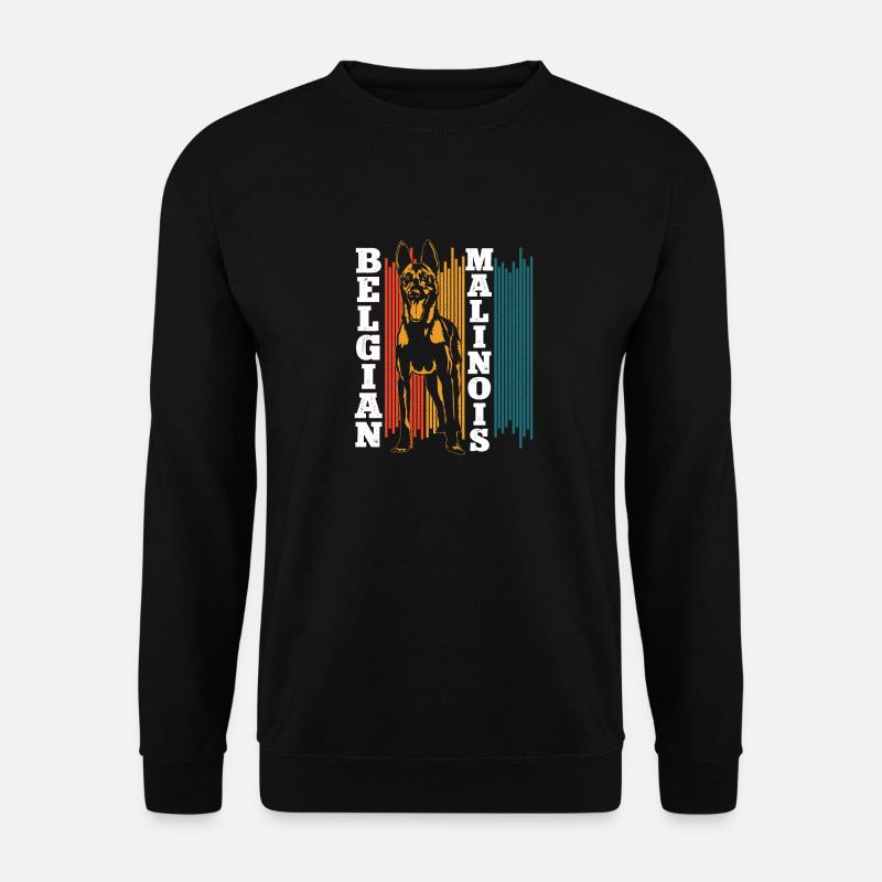 Malinois Belgian Shepherd Mechelaar Dog - Unisex Sweatshirt - black