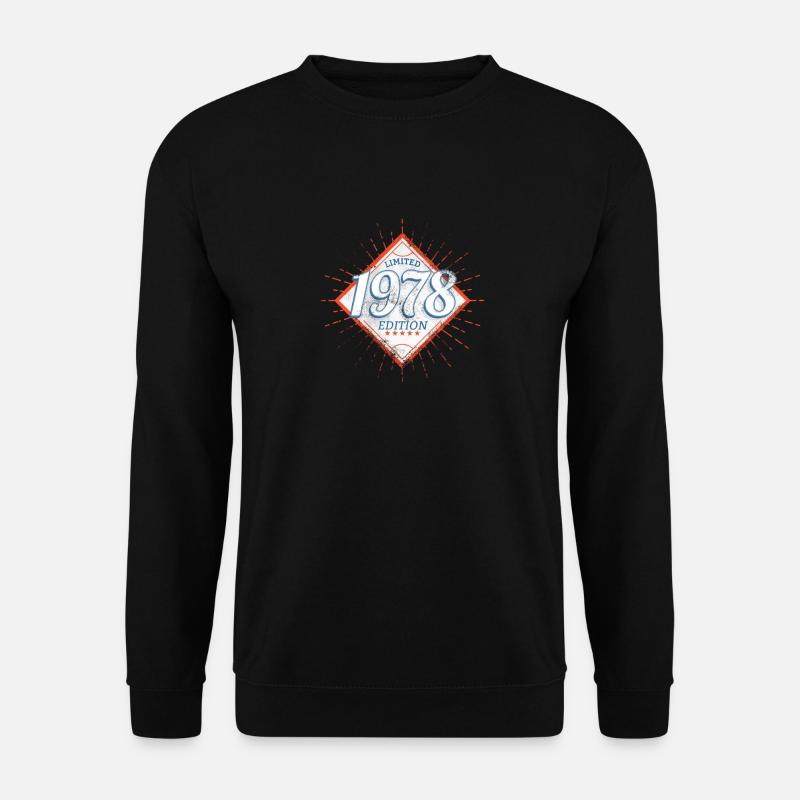 Limited Edition 1978 Vintage - Unisex Sweatshirt - black