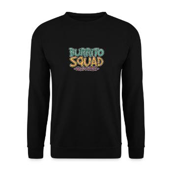 Funny NICU Nurse ICU Neonatal Nursing Burrito Squa - Unisex Sweatshirt - black - Front - Alina (178cm) & Michal (187cm)