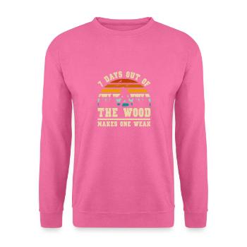 Bigfoot Party Supplies Dad Of The Birthday Crew - Unisex Sweatshirt - pink - Front