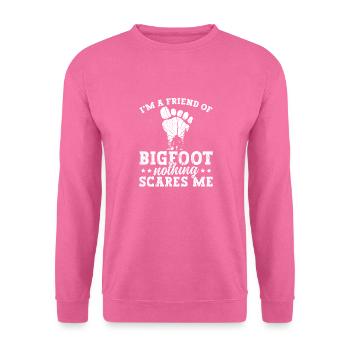 Bigfoot Party Supplies Dad Of The Birthday Crew - Unisex Sweatshirt - pink - Front