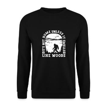 Bigfoot Party Supplies It's Not Home Unless Its - Unisex Sweatshirt - black - Front - Alina (178cm) & Michal (187cm)