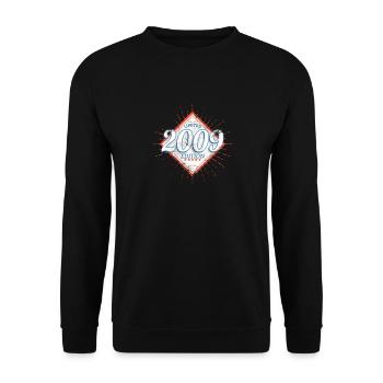 Limited Edition 2009 Vintage - Unisex Pullover - Schwarz - Vorne - Alina (178cm) & Michal (187cm)