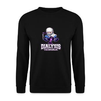Technicienne en dialyse Médecin en rein Infirmière en néphrologie - Sweat-shirt Unisexe - noir - Devant - Alina (178cm) & Michal (187cm)