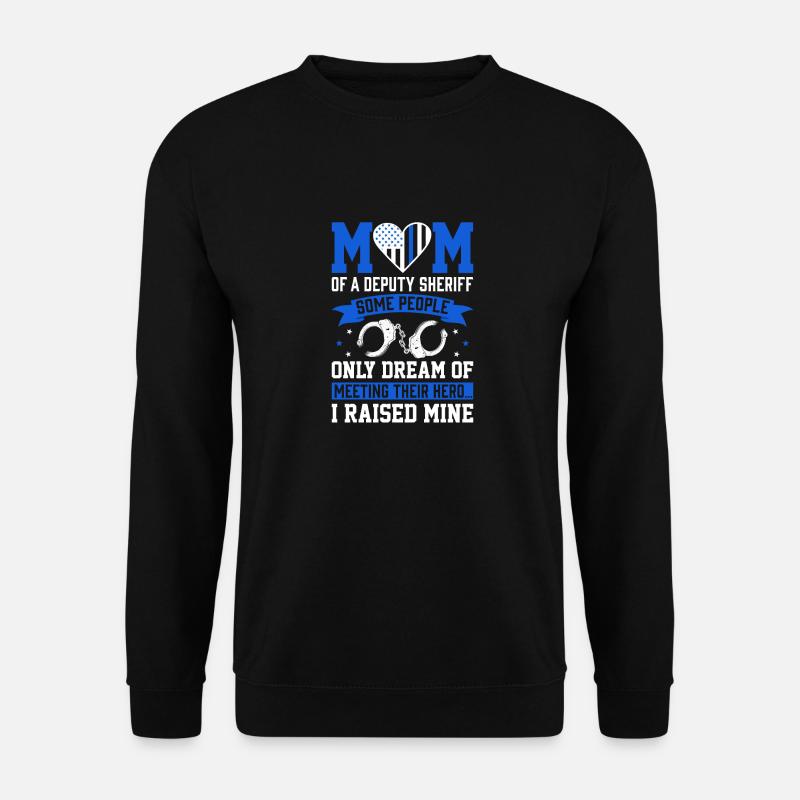 Police Mama - Supporter - Unisex Sweatshirt - black