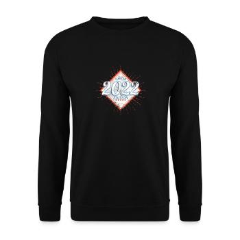 Limited Edition 2022 Vintage - Unisex Pullover - Schwarz - Vorne - Alina (178cm) & Michal (187cm)
