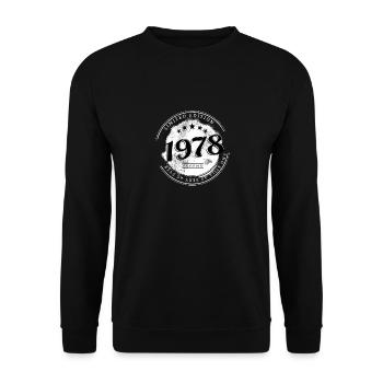 Edition limitée 1978 et toujours aussi sexy - Sweat-shirt Unisexe - noir - Devant - Alina (178cm) & Michal (187cm)