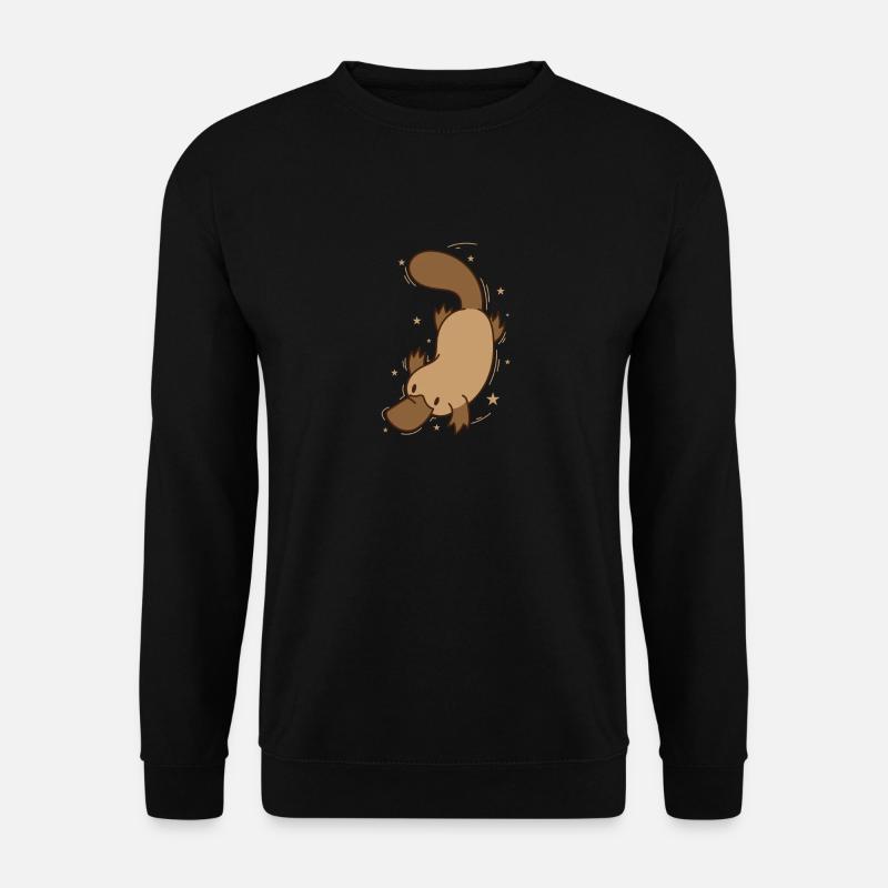 Ornithorynque plongeant en Australie - Sweat-shirt Unisexe - noir