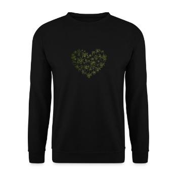 Succulent Cactus Cute Plants Funny Plant Lover Hou - Unisex Sweatshirt - black - Front - Alina (178cm) & Michal (187cm)