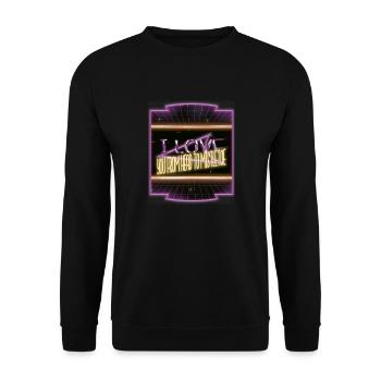 Sous l’arbre Beach Cadeau Comic Funny Gym Couples - Sweat-shirt Unisexe - noir - Devant - Alina (178cm) & Michal (187cm)