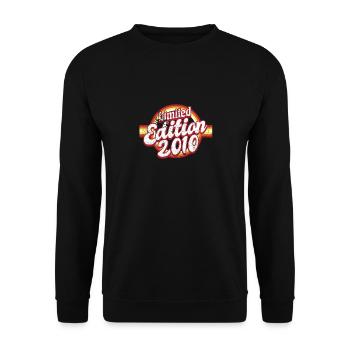 Limited Edition 2010 Vintage - Unisex Pullover - Schwarz - Vorne - Alina (178cm) & Michal (187cm)
