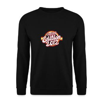 Limited Edition 2012 Vintage - Unisex Pullover - Schwarz - Vorne - Alina (178cm) & Michal (187cm)