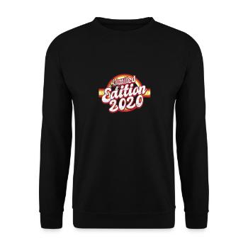 Limited Edition 2020 Vintage - Unisex Pullover - Schwarz - Vorne - Alina (178cm) & Michal (187cm)