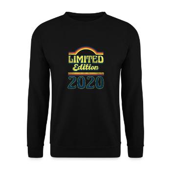Limited Edition 2020 Vintage - Unisex Pullover - Schwarz - Vorne - Alina (178cm) & Michal (187cm)