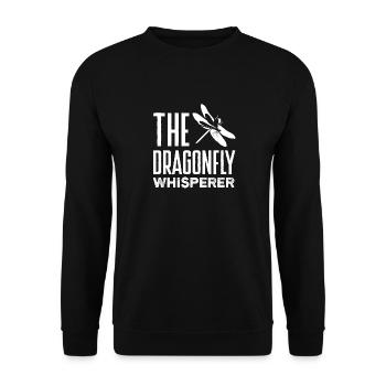 Libellen Libellen Entomologie Die Libelle - Unisex Pullover - Schwarz - Vorne - Alina (178cm) & Michal (187cm)