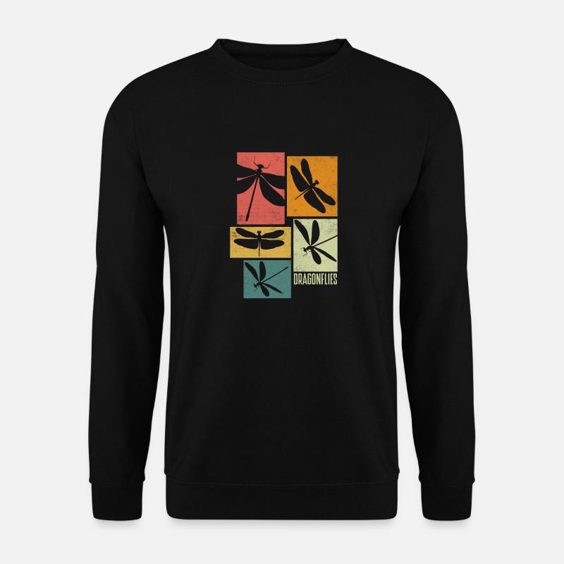 Libellenlibelle Libellen Entomologie - Unisex Pullover - Schwarz