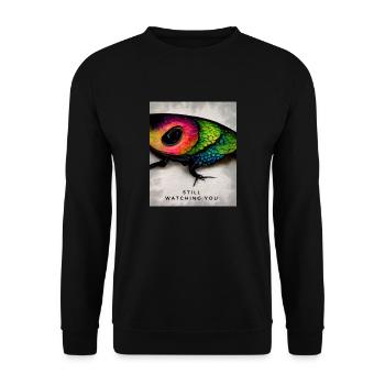 Un thème intéressant comme dans les films pour les amoureux de la peur - Sweat-shirt Unisexe - noir - Devant - Alina (178cm) & Michal (187cm)