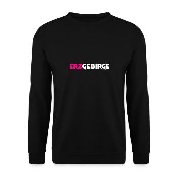 Erzgebirge meine Heimat - Unisex Pullover - Schwarz - Vorne - Alina (178cm) & Michal (187cm)