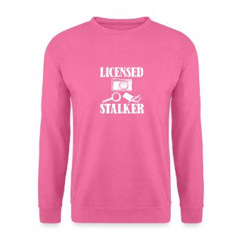 Licensed Stalker - Private Detective - Unisex Sweatshirt - pink - Front