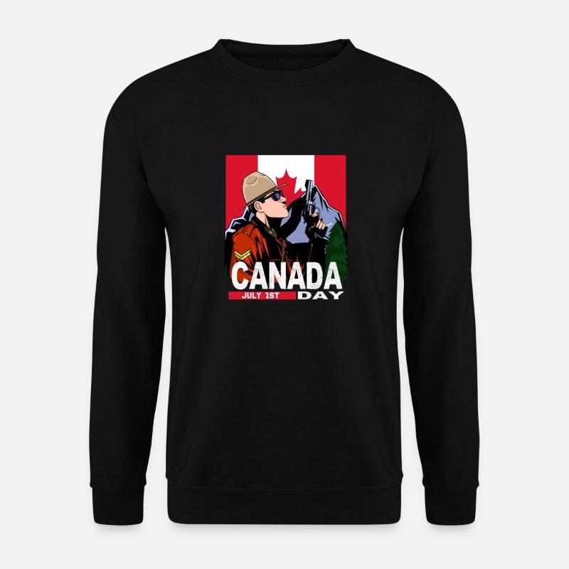 Canada Day July 1st - Unisex Sweatshirt - black