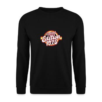 Edition Limitée 1976 Millésime - Sweat-shirt Unisexe - noir - Devant - Alina (178cm) & Michal (187cm)