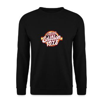 Edition Limitée 1978 Millésime - Sweat-shirt Unisexe - noir - Devant - Alina (178cm) & Michal (187cm)