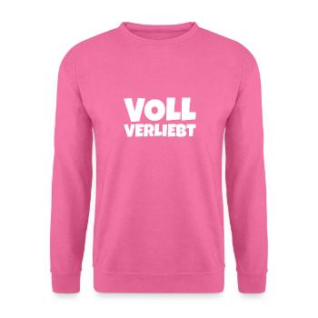 Voll verliebt - Unisex Pullover - Pink - Vorne