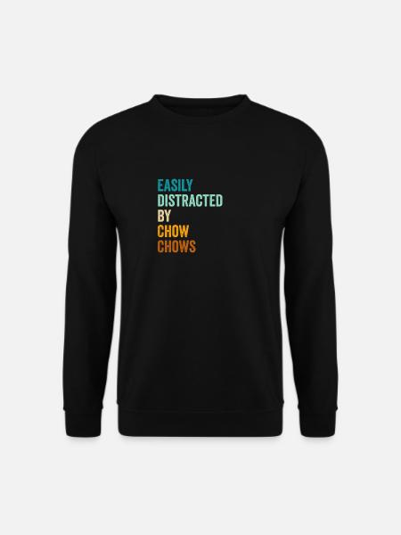 Facilement distrait par Chow Chows - Sweat-shirt Unisexe - noir