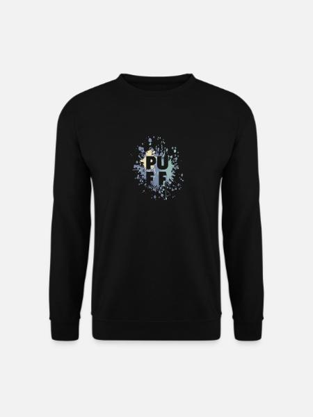 Geiler Puff Farbspritzer - Unisex Pullover - Schwarz