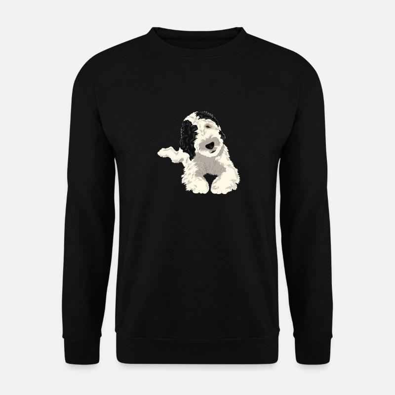 Cadeau de chien Sheepadoodle - Sweat-shirt Unisexe - noir