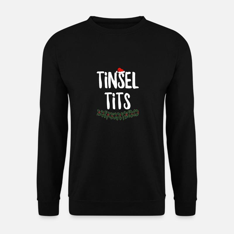 Lametta-Titten - Unisex Pullover - Schwarz