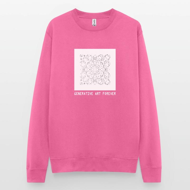 Programmes d’art génératif code d’image pour toujours Sweat-shirt Unisexe