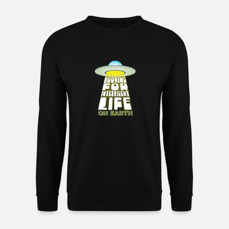 Auf Der Suche Nach Intelligentem Leben Auf - Unisex Pullover - Schwarz