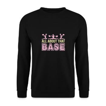 Cheerleader -daughter Cheerleading All about - Unisex Sweatshirt - black - Front - Alina (178cm) & Michal (187cm)
