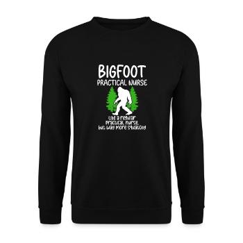 Bigfoot Party fournit une infirmière Bigfoot - Sweat-shirt Unisexe - noir - Devant - Alina (178cm) & Michal (187cm)