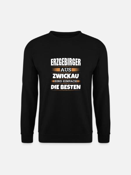 Erzgebirger aus Zwickau - Unisex Pullover - Schwarz