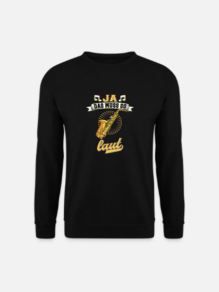 Saxophon. - Unisex Pullover - Schwarz