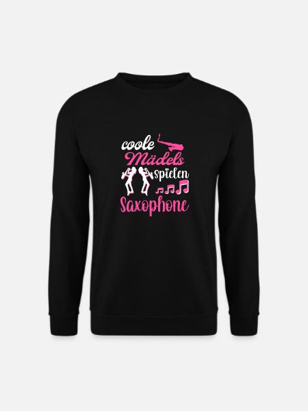 Saxophon. - Unisex Pullover - Schwarz