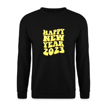 2023 Year of the Rabbit - 2023 Countdown Party Fir - Unisex Sweatshirt - black - Front - Alina (178cm) & Michal (187cm)