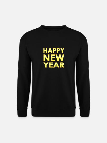 Frohes Neues Jahr - Neujahrsfeier - Unisex Pullover - Schwarz