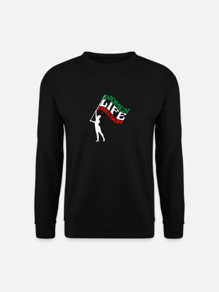 Women Life Freedom - Niedliche iranische Frauen - Unisex Pullover - Schwarz
