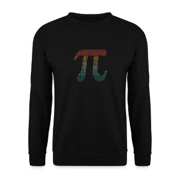 Chiffres de Pi dans les numéros de code source Pi Jour 3.14159 - Sweat-shirt Unisexe - noir - Devant - Alina (178cm) & Michal (187cm)
