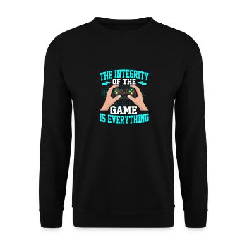 The Game Needs Me - Sweat-shirt Unisexe - noir - Devant - Alina (178cm) & Michal (187cm)