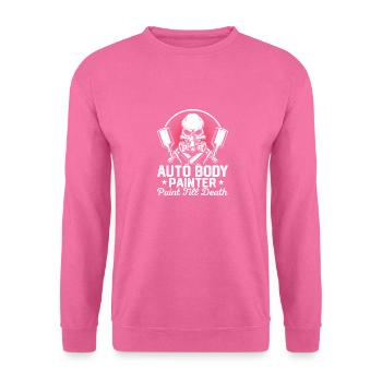 Peinture de carrosserie automobile jusqu’à la mort Détail de la carrosserie de voiture - Sweat-shirt Unisexe - rose - Devant
