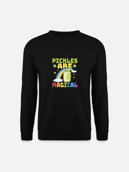 Les cornichons sont des concombres de cornichons magiques - Sweat-shirt Unisexe - noir