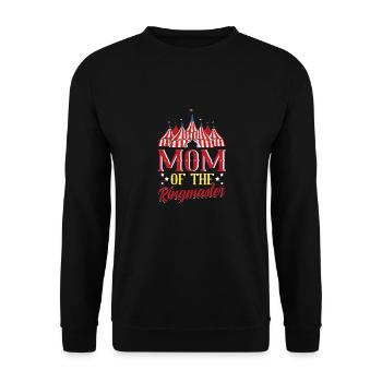 Circus Party Accessories - Mother of the Ringmaster - Unisex Sweatshirt - black - Front - Alina (178cm) & Michal (187cm)