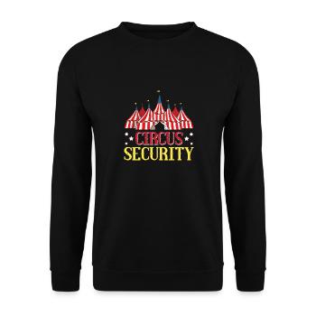 Circus Party Accessories - Carnival Staff - Unisex Sweatshirt - black - Front - Alina (178cm) & Michal (187cm)