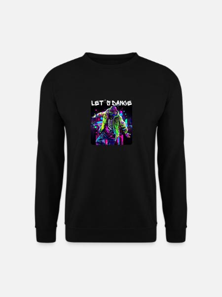 Un homme en graffiti danse dans Disco 1 - Sweat-shirt Unisexe - noir