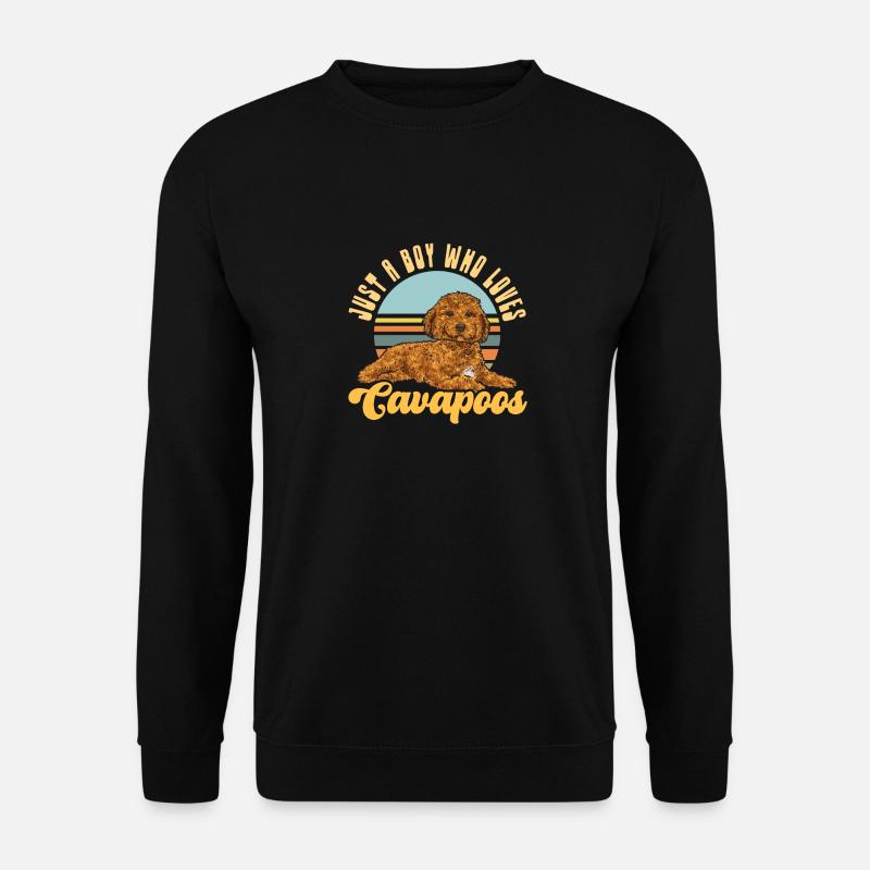Cavapoo Cavoodle Capoodle Dog - Unisex Sweatshirt - black